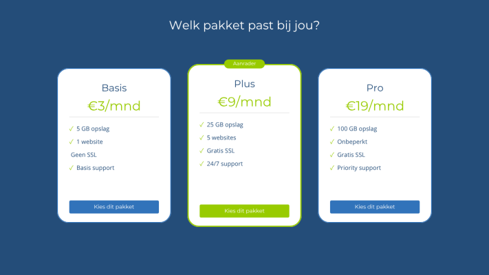 Hoe kies je het juiste hostingpakket als kleine ondernemer?