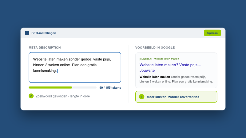 Wat is een meta description en hoe schrijf je er een die mensen echt laat klikken?