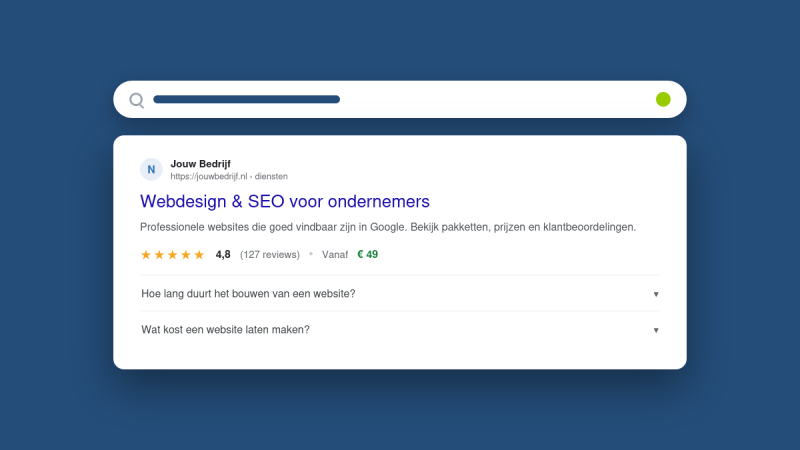 Structured data: zo val je op in de zoekresultaten van Google